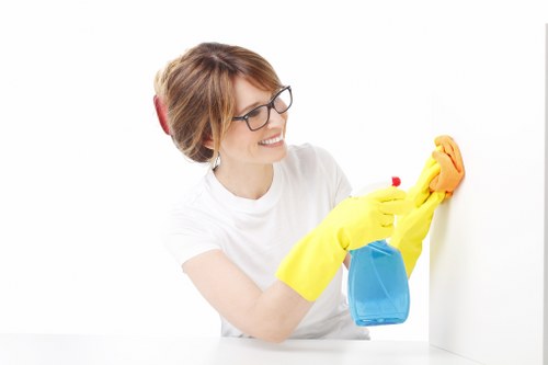 Team maintaining safe and professional standards in carpet cleaning work